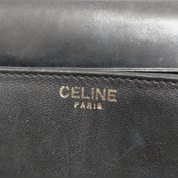 Celine Horse Carriage black leather shoulder bag - Picture 6 of 14